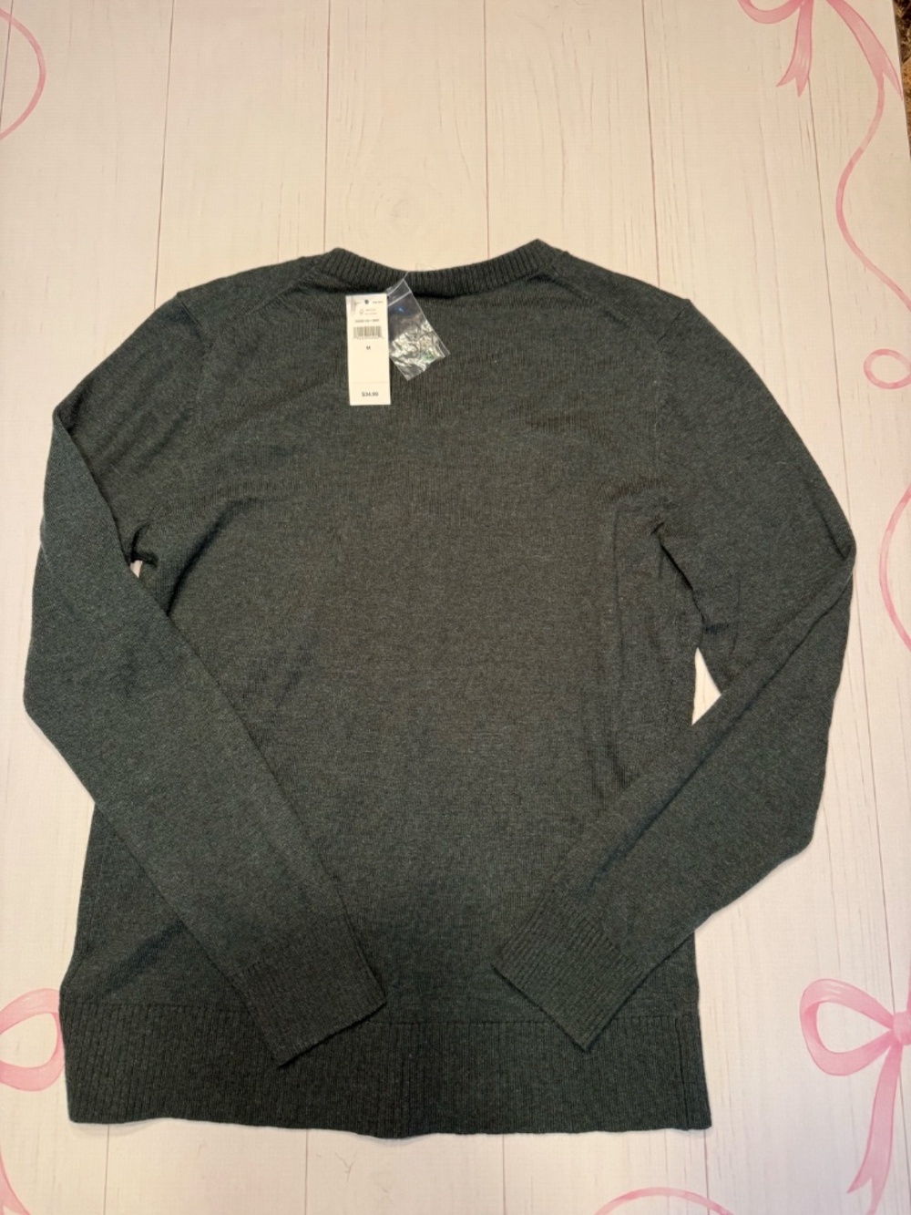 NWT Gap Green Cardigan Size M - Picture 3 of 3